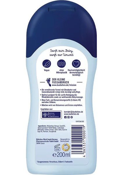 Yenidoğan Sensitive Bebek Yağı 200 ml