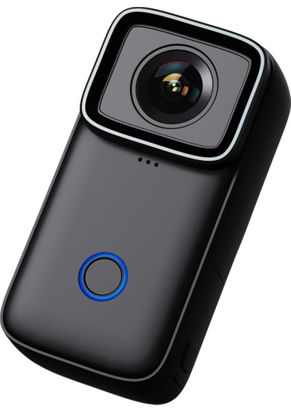 C200 4K UHD 2160P 1200mAh Geniş Batarya WiFi 16MP 154° Kompakt Tasarım 40 Metre Su Geçirmez Kılıflı Geniş Açılı Mini Aksiyon Kamerası Siyah