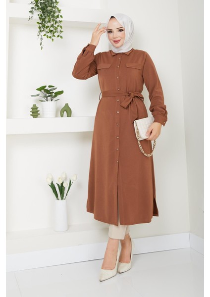 Kadın Tesettür Tunik Giyçık Kap Mevsimlik 61028