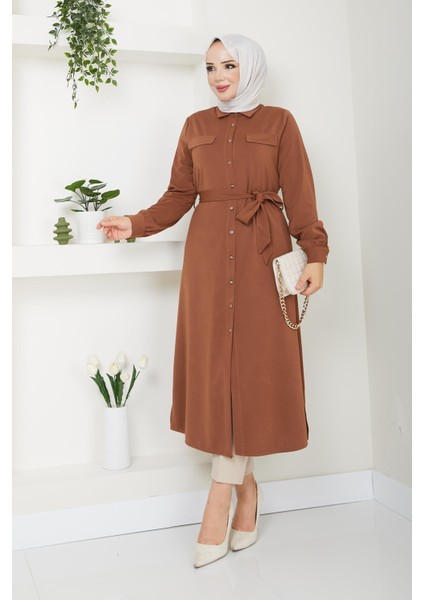 Kadın Tesettür Tunik Giyçık Kap Mevsimlik 61028 modelleri