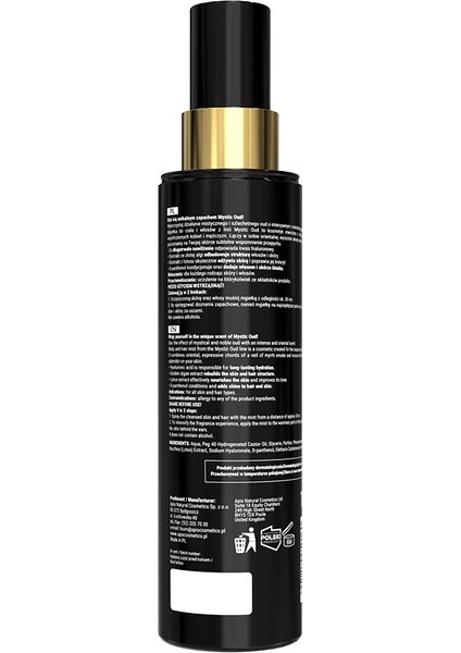 Vücut Sprey - Mystıc Oud - 150 ml
