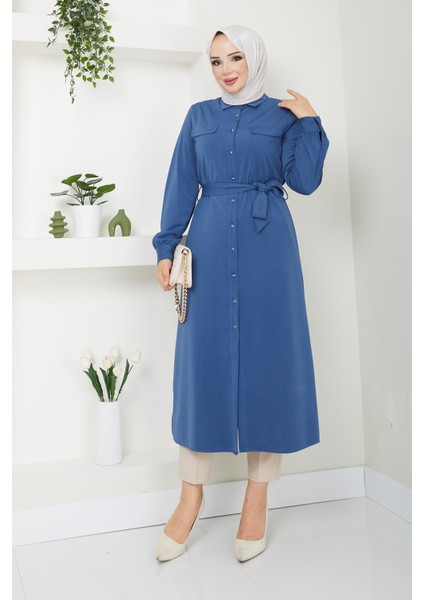 Kadın Tesettür Tunik Giyçık Kap Mevsimlik 61028 modelleri