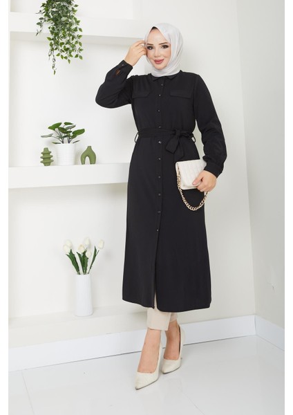 Kadın Tesettür Tunik Giyçık Kap Mevsimlik 61028