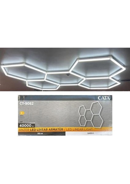 Anzer LED Linear Armatür 240W 6400K