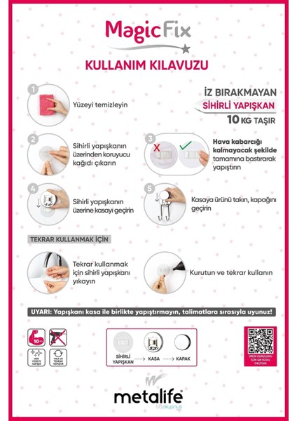Tekno Trust Ahşap Desenli Magic Fix Sihirli Yapışkan Siyah Wc Kağıtlık