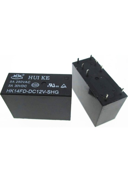 12 Volt Röle Çift Kontak 8 Bacak (4767) - NEF3622-5819