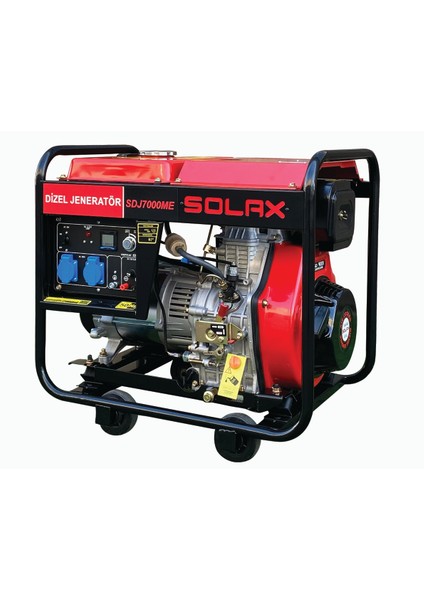SDJ7000ME Dizel Jeneratör Ipli Marşlı Monofaze 5 Kw