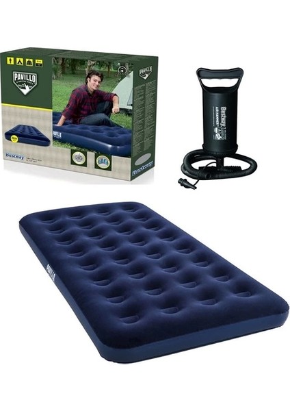 67000 Tek Kişilik Şişme Yatak (185 x 76 x 22) cm - NEF2869-5920