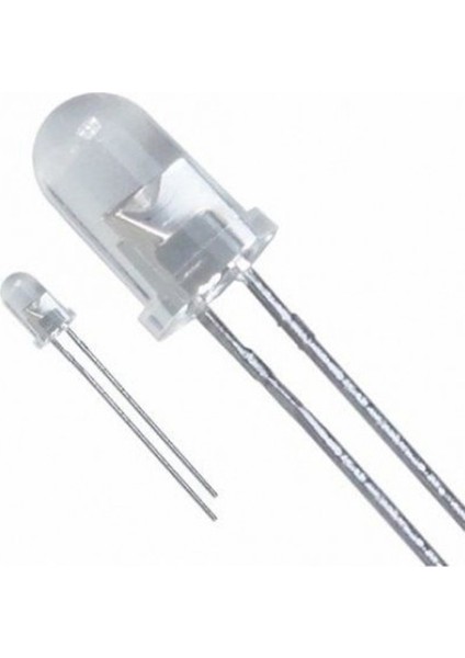 LED 3 mm Şeffaf Yeşil (4767) - NEF7523-2841