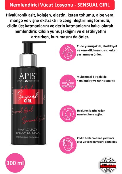 Nemlendirici Vücut Losyonu - Sensual Girl - 300 ml