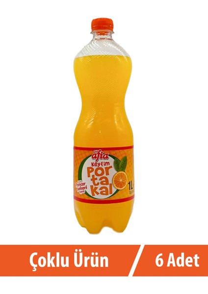 Keyfim Portakallı Gazoz 6x1 Lt
