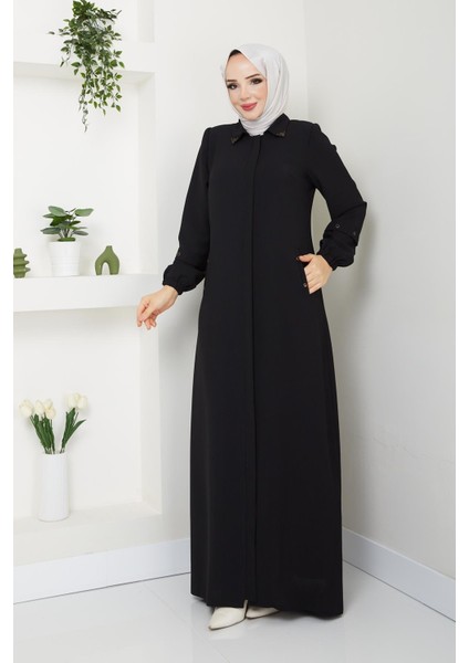 Kadın Yazlık Pardesü Ferace Fermuarlı Büyük Beden Fermuarlı 4935 modelleri