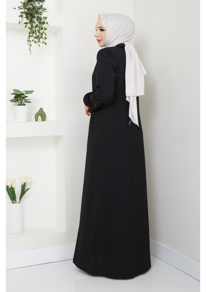 Kadın Yazlık Pardesü Ferace Fermuarlı Büyük Beden Fermuarlı 4935 fırsatları