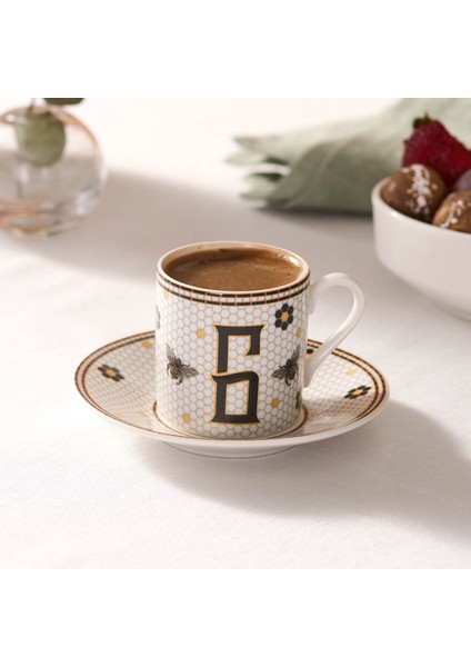 G Harfli Kahve Fincanı 80 ml