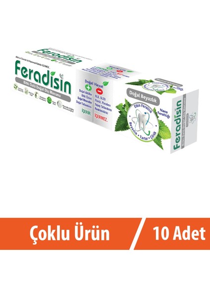 Nane Ferahlatıcı Diş Macunu 10x75 Ml