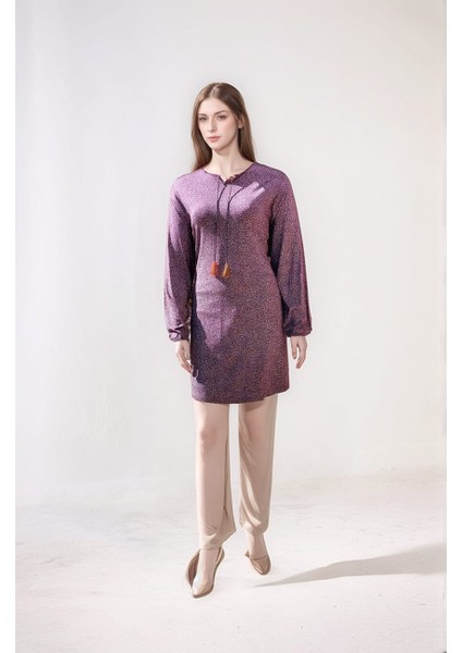 Kadın Tunik Ip Detaylı Kolları Lastikli fiyatları