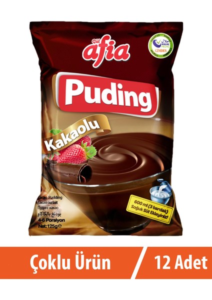 Kakaolu Puding 12X125 gr