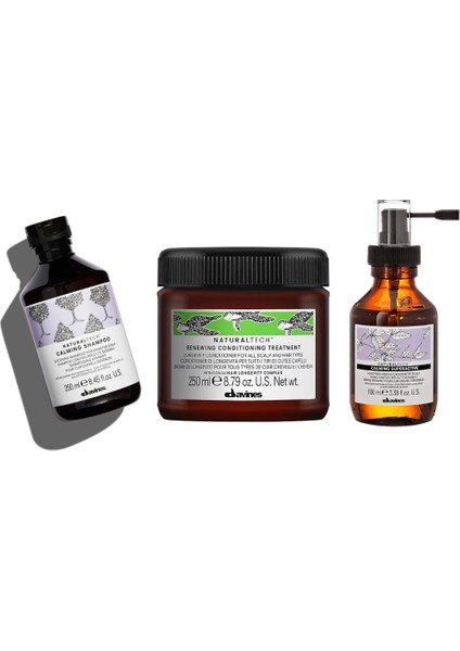 Davines Calming Hassas Baş Derileri Için Yatıştırıcı Bakım Serisi - %100 Orijinal