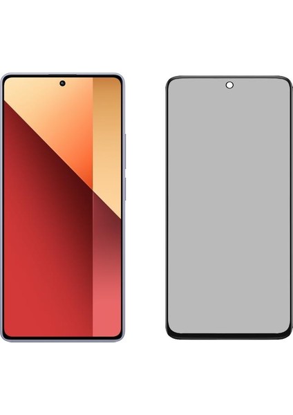 Xiaomi Redmi Note 13 Pro 5g Gizli Hayalet Ekran Koruyucu Temperli Cam Yandan Gözükmez modelleri