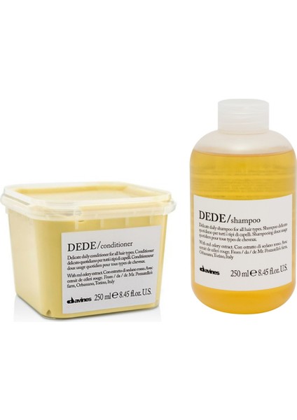 Davines Dede Ince Telli Saçları Koruma Seti 2 - %100 Orijinal