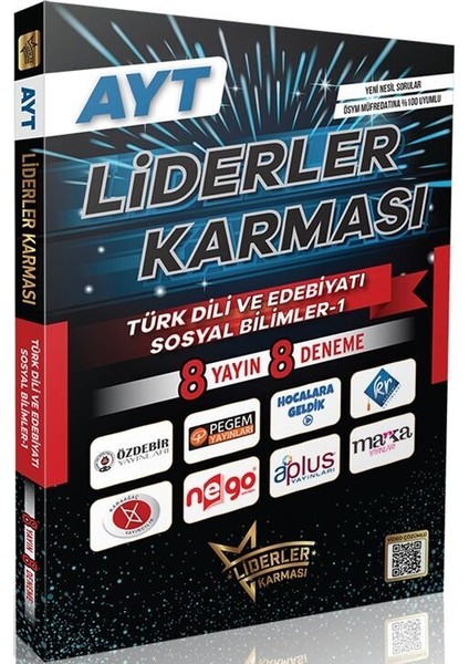 Liderler Karması Ayt Türk Dili ve Edebiyatı Sosyal Bilimler 1 8 Yayın 8 Deneme