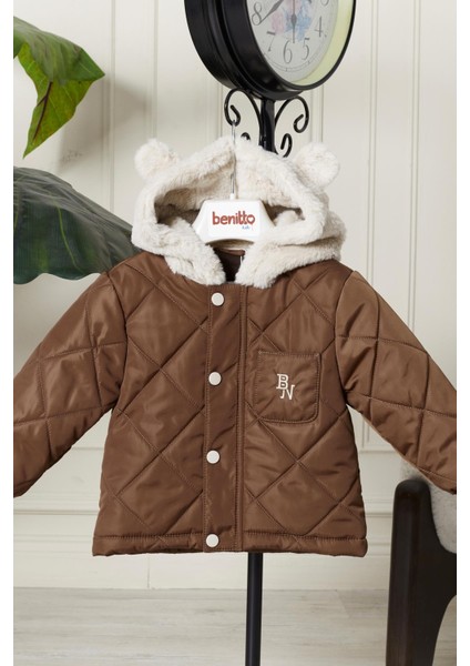Benittokids Erkek Bebek Çocuk Kulaklı Kapüşonlu Mont 51323