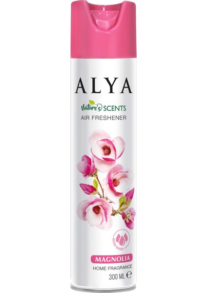 Nature's Scents Magnolia Manolya Su Bazlı Oda Spreyi 300 ml