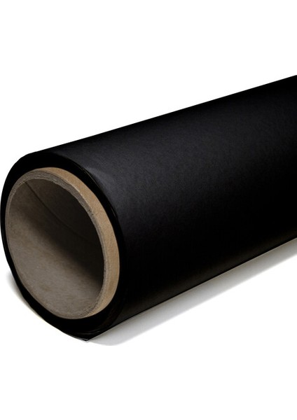 Sabit (Tavan & Duvar) Kağıt Sonsuz Stüdyo Fon Perde (Black/siyah) 2.70X11 Metre