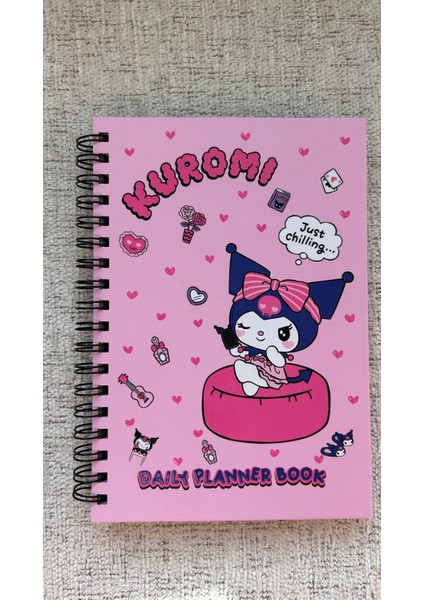 Hello Kitty Kuromi Pembe Ajanda