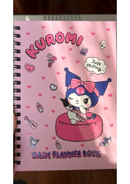 Hello Kitty Kuromi Pembe Ajanda