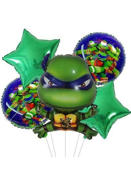 Ninja Turtles Parti Seti 6 Parça