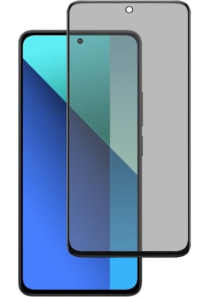 Xiaomi Redmi Note 13 Gizli Hayalet Ekran Koruyucu Temperli Cam Yandan Gözükmez