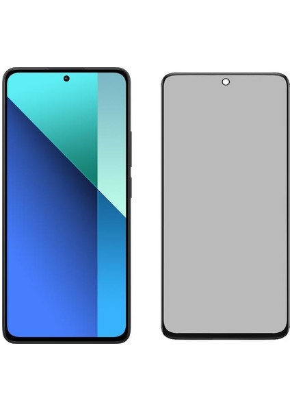 Xiaomi Redmi Note 13 Gizli Hayalet Ekran Koruyucu Temperli Cam Yandan Gözükmez modelleri