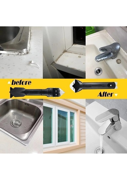 3'ü 1 Arada Fayans Derz Dolgu Kazıyıcı Sıyırıcı Silikon Sökücü ve Uygulayıcı Aparatı fırsatları