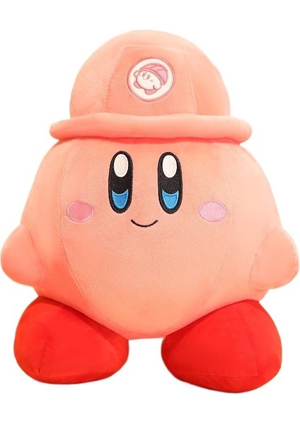 Sevimli Karikatür Kirby Pembe Şapka Kirby Peluş Oyuncak Bebek (Yurt Dışından)