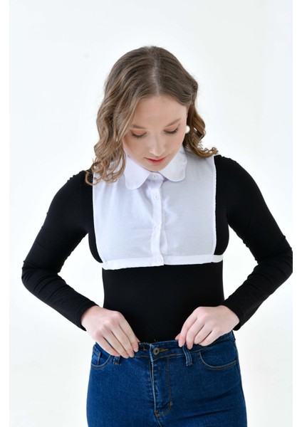 Mırach Curve Büyük Beden Papatya Model Gömlek Yaka modelleri