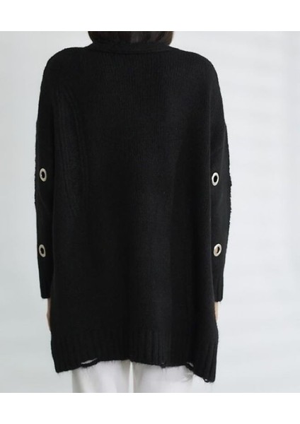 Kuşgözü Detaylı Kadın Triko Hırka fiyatları