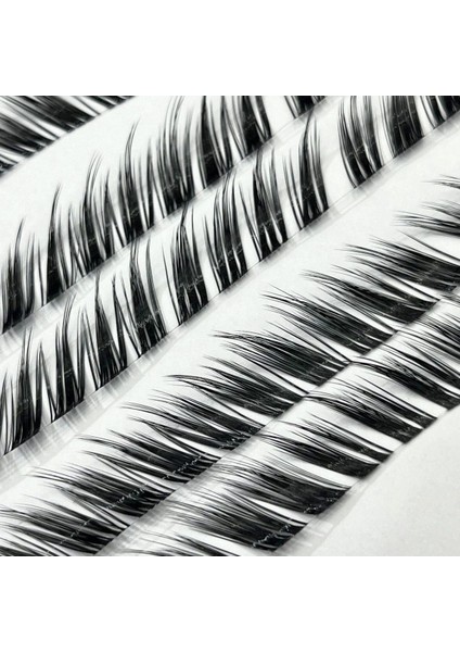 Ekspres Kirpik; Fox Kirpik; Tilki Efekti Kirpik; Ipli Kirpik;cat Eyes Kirpik; 14MM 4ip