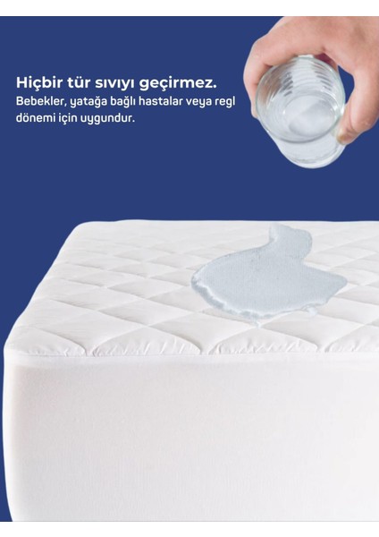 Poliüreten Micro Yatak Alezi - 4 Köşe Lastikli