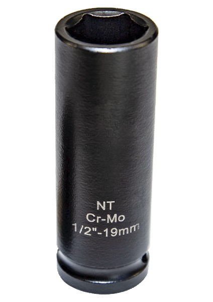 NTZLU1234 34 mm 1/2’’ Crmo Uzun Metrik Darbeli Lokma