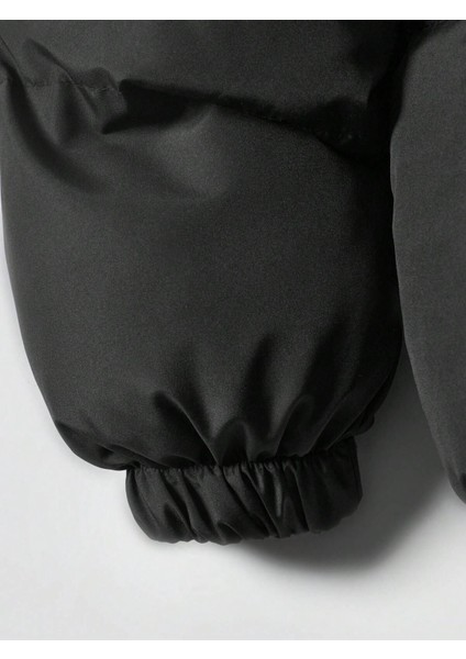 Unisex Oversize Siyah Waterproof Bomber Mont fırsatları