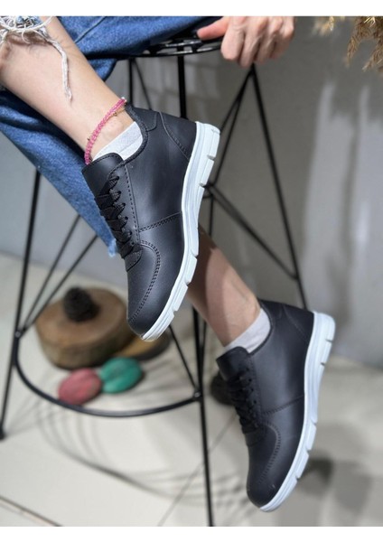 Unisex Siyah Sneaker Ayakkabı