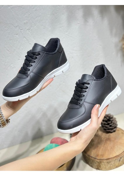 Unisex Siyah Sneaker Ayakkabı