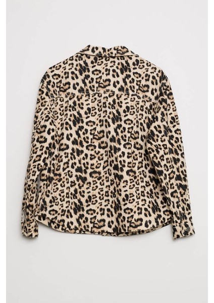Leopar Gömlek Model Kadın Ceket indirimleri