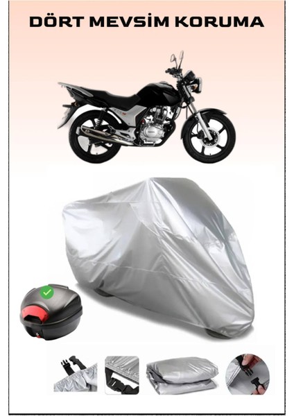 Honda Cb 125E Arka Çanta Uyumlu Motosiklet Branda Su Geçirmez Dayanıklı Kumaş