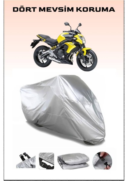 Kawasaki Er-6 N Uyumlu Motorsiklet Branda, Motor Örtüsü