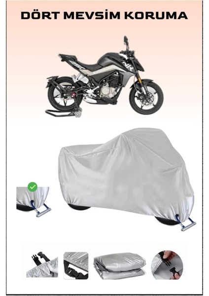 Cfmoto 250Nk Için Kilit Uyumlu Motosiklet Branda, Güvenli, Su Geçirmez Dayanıklı Kumaş