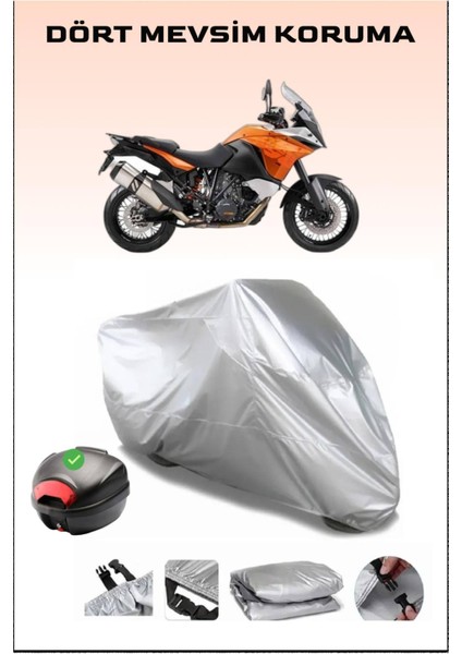 Ktm 1190 Adventure Arka Çanta Uyumlu Motosiklet Branda Su Geçirmez Dayanıklı Kumaş