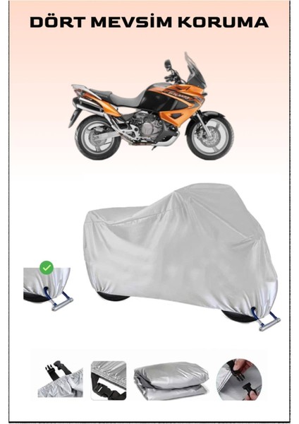Honda Xl 1000V Varadero Için Kilit Uyumlu Motosiklet Branda, Güvenli, Su Geçirmez Dayanıklı Kumaş