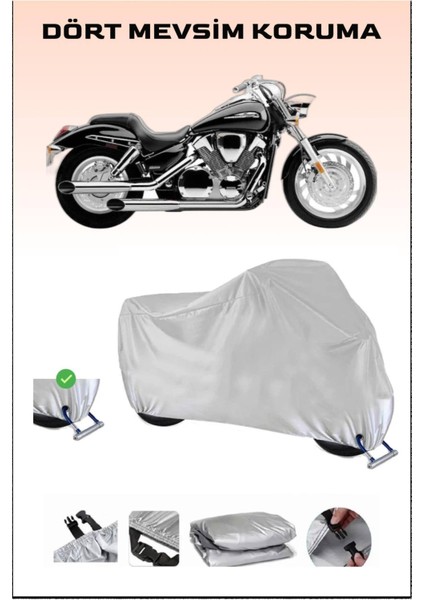 Honda Vf 750 C Magna Için Kilit Uyumlu Motosiklet Branda, Güvenli, Su Geçirmez Dayanıklı Kumaş